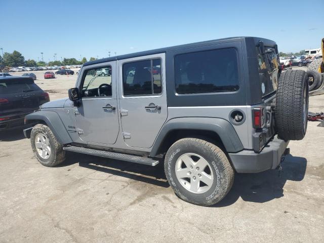 1C4BJWDG2JL808897 - 2018 JEEP WRANGLER SPORT SILVER photo 2
