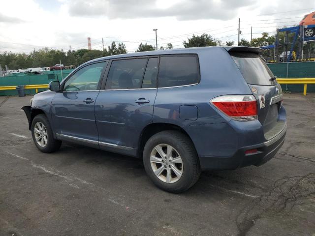 5TDBK3EH1CS164510 - 2012 TOYOTA HIGHLANDER BASE أزرق صورة 2