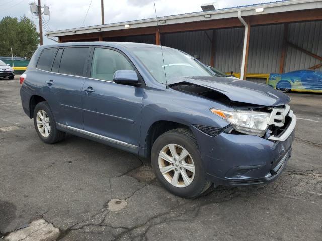 5TDBK3EH1CS164510 - 2012 TOYOTA HIGHLANDER BASE أزرق صورة 4