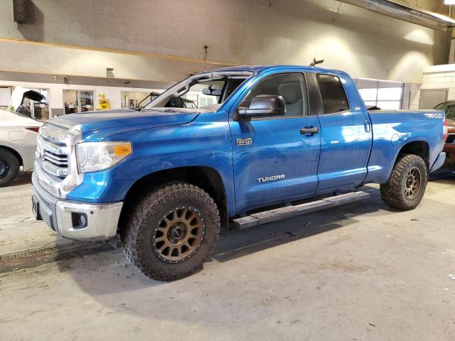5TFUY5F12GX571708 - 2016 TOYOTA TUNDRA DOUBLE CAB SR/SR5 BLUE photo 1