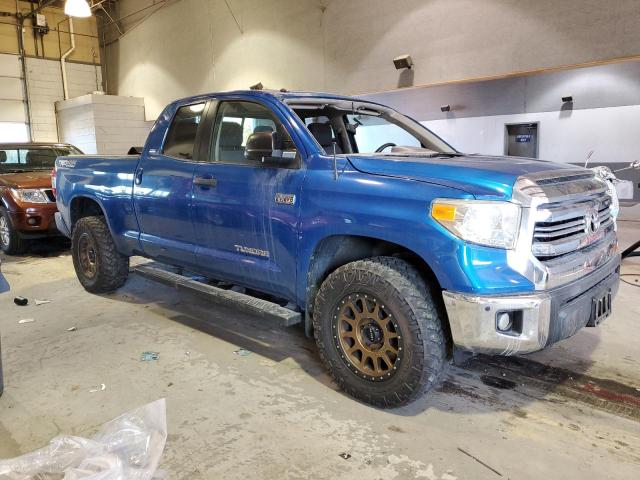 5TFUY5F12GX571708 - 2016 TOYOTA TUNDRA DOUBLE CAB SR/SR5 BLUE photo 4