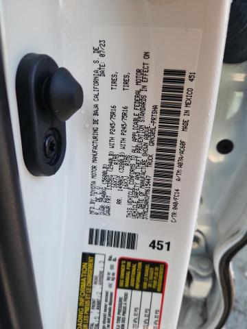 3TMCZ5AN1PM615447 - 2023 TOYOTA TACOMA DOUBLE CAB WHITE photo 12