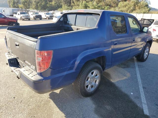 5FPYK16459B108200 - 2009 HONDA RIDGELINE RTS BLUE photo 3