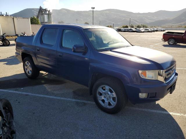 5FPYK16459B108200 - 2009 HONDA RIDGELINE RTS BLUE photo 4