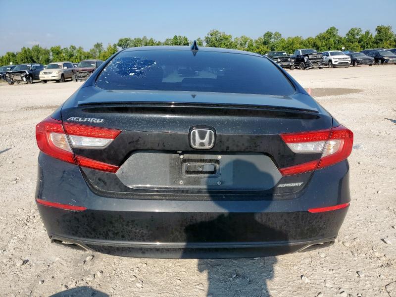 1HGCV1F39KA171737 - 2019 HONDA ACCORD SPORT Чорний фото 6