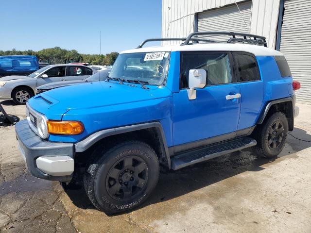 JTEBU11F370052069 - 2007 TOYOTA FJ CRUISER BLUE photo 1