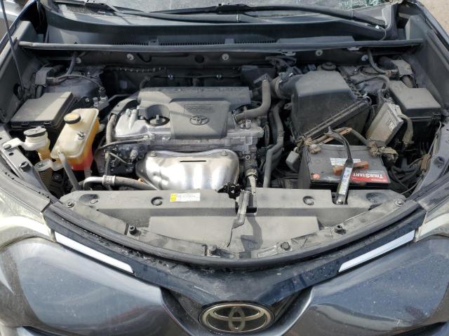 2T3WFREVXHW375676 - 2017 TOYOTA RAV4 XLE GRAY photo 12