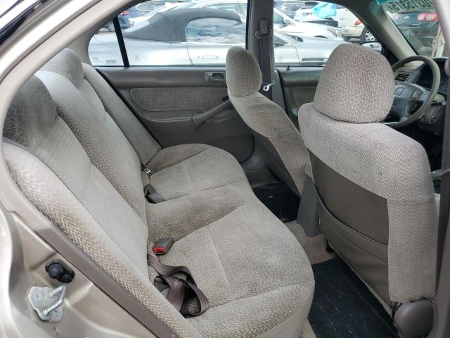 1HGEJ6670YL042769 - 2000 HONDA CIVIC LX TAN photo 10