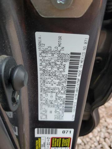 3TMLU4EN8CM100894 - 2012 TOYOTA TACOMA DOUBLE CAB GRAY photo 12