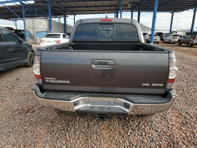 3TMLU4EN8CM100894 - 2012 TOYOTA TACOMA DOUBLE CAB GRAY photo 6
