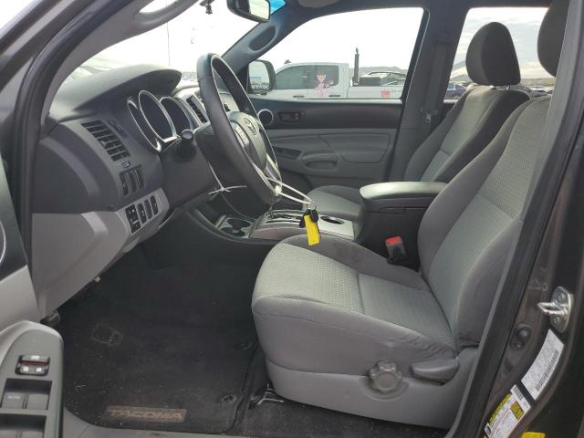 3TMLU4EN8CM100894 - 2012 TOYOTA TACOMA DOUBLE CAB GRAY photo 7