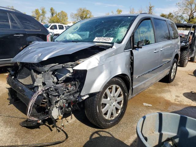 2C4RC1BG7ER398772 - 2014 CHRYSLER TOWN & COU TOURING SILVER photo 1