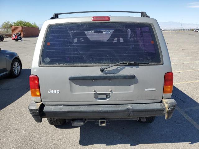 1J4FF27SXYL140055 - 2000 JEEP CHEROKEE SE GRAY photo 6