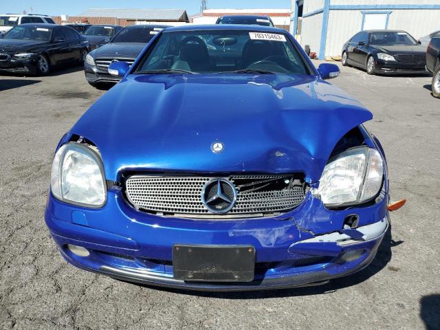 WDBKK65F53F272157 - 2003 MERCEDES-BENZ SLK 320 BLUE photo 5