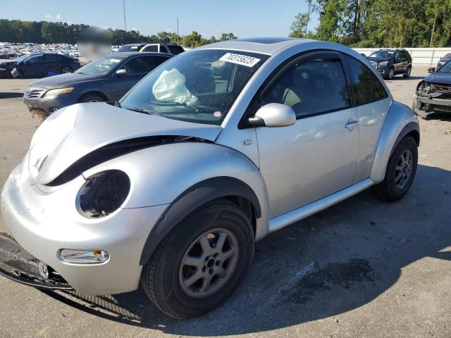 3VWCP21C01M443564 - 2001 VOLKSWAGEN NEW BEETLE GLS TDI SILVER photo 1