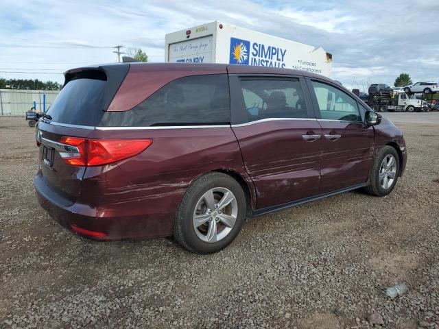 5FNRL6H50JB040793 - 2018 HONDA ODYSSEY EX BURGUNDY photo 3