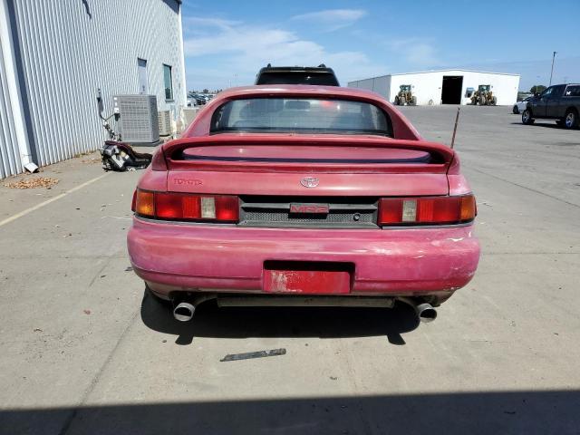 JT2SW21N4M0013295 - 1991 TOYOTA MR2 SPORT ROOF RED photo 6