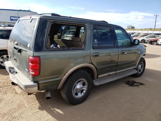 1FMPU18L1YLC45922 - 2000 FORD EXPEDITION EDDIE BAUER GREEN photo 3