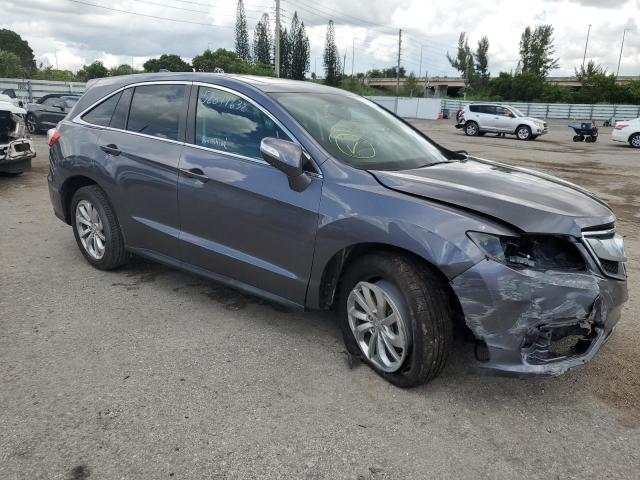 5J8TB3H38JL007528 - 2018 ACURA RDX GRAY photo 4