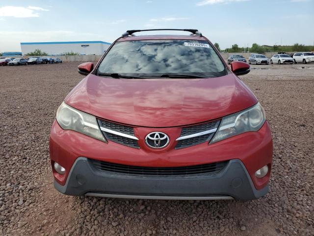 2T3RFREV2DW111049 - 2013 TOYOTA RAV4 XLE RED photo 5