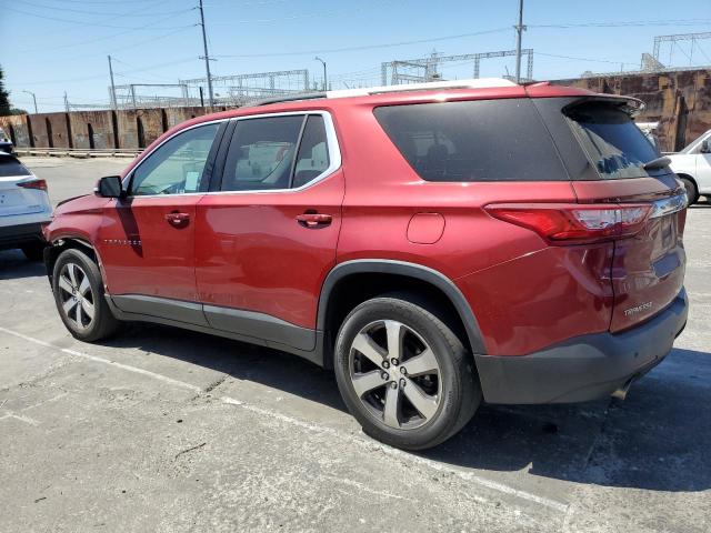 1GNERHKW4JJ195129 - 2018 CHEVROLET TRAVERSE LT MAROON photo 2