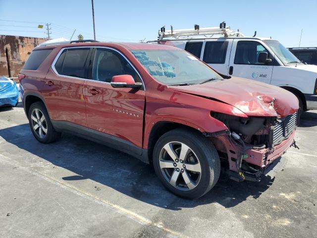 1GNERHKW4JJ195129 - 2018 CHEVROLET TRAVERSE LT MAROON photo 4
