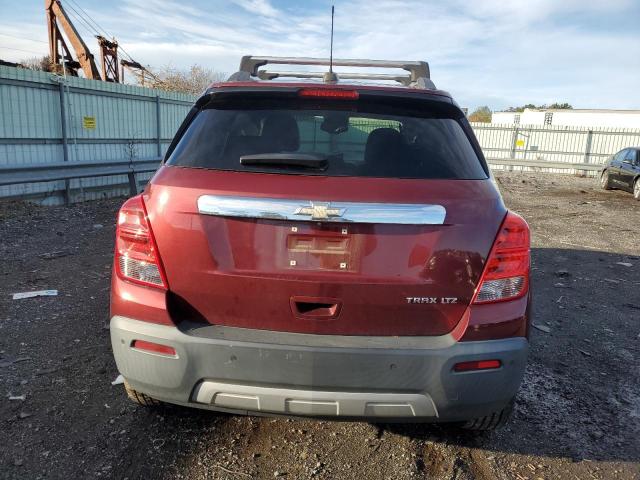 3GNCJMSB0GL267885 - 2016 CHEVROLET TRAX LTZ MAROON photo 6