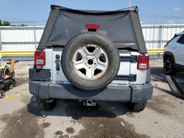 1J4AA2D13BL501959 - 2011 JEEP WRANGLER SPORT SILVER photo 6