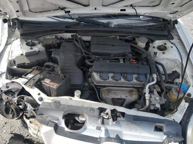 1HGEM225X1L052137 - 2001 HONDA CIVIC LX თეთრი ფოტო 11