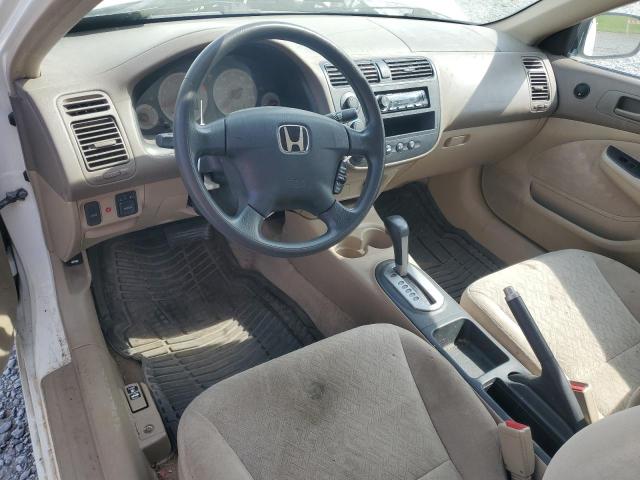 1HGEM225X1L052137 - 2001 HONDA CIVIC LX თეთრი ფოტო 8