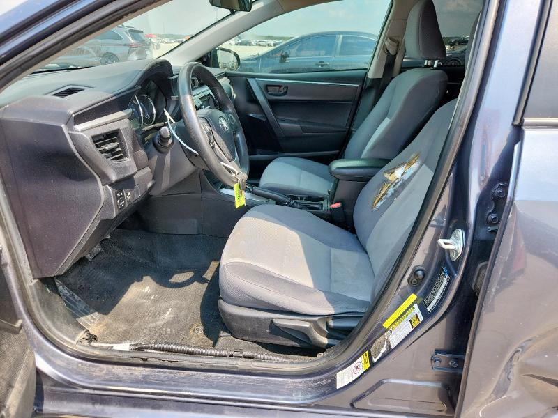 5YFBURHE5GP473202 - 2016 TOYOTA COROLLA L Grau Foto 7