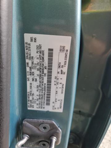 1FMCU0GX8DUB89916 - 2013 FORD ESCAPE SE BLUE photo 13