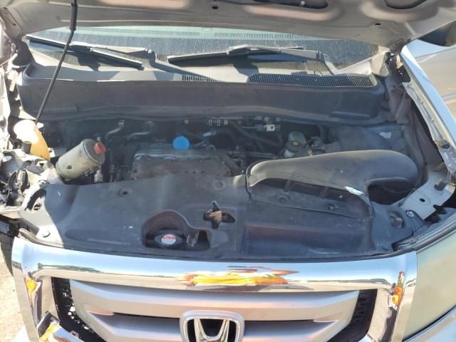 5FNYF3H64AB007855 - 2010 HONDA PILOT EXL SILVER photo 12