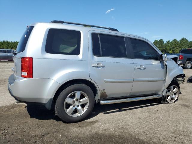 5FNYF3H64AB007855 - 2010 HONDA PILOT EXL SILVER photo 3