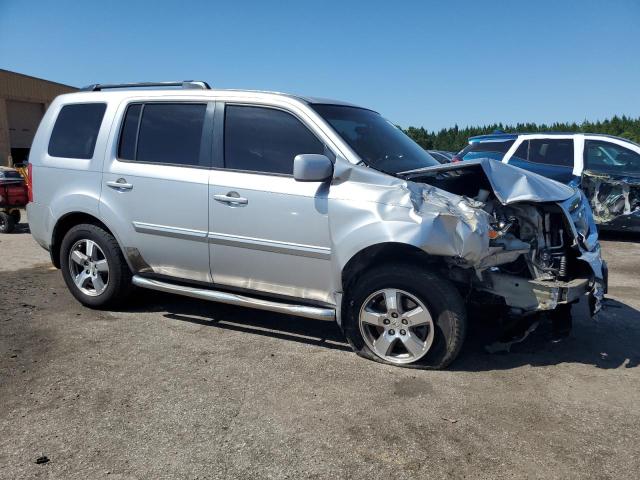 5FNYF3H64AB007855 - 2010 HONDA PILOT EXL SILVER photo 4