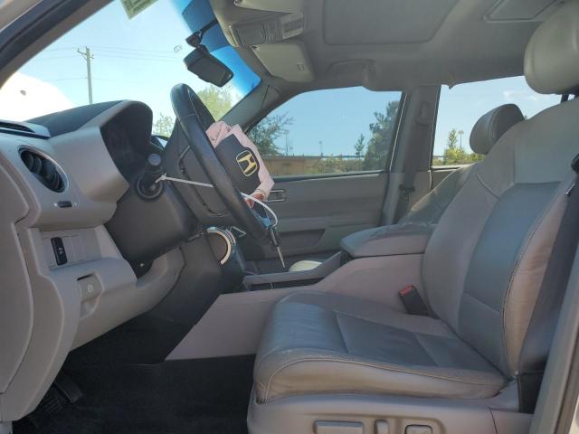 5FNYF3H64AB007855 - 2010 HONDA PILOT EXL SILVER photo 7