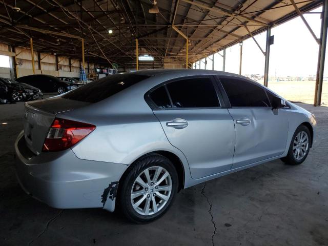 19XFB2F90CE307394 - 2012 HONDA CIVIC EXL ვერცხლისფერი ფოტო 3