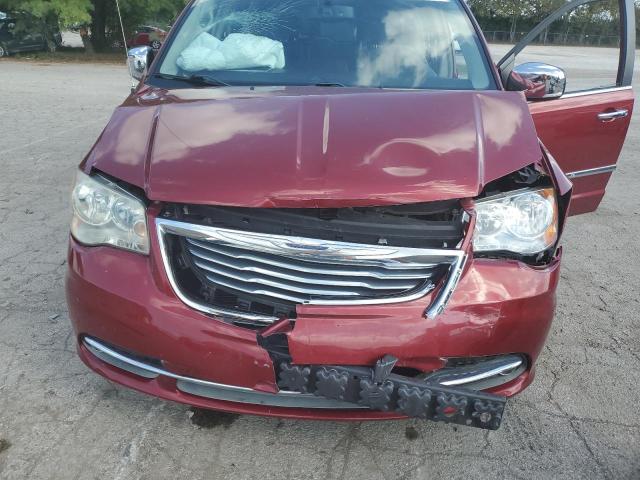 2C4RC1CG3GR302556 - 2016 CHRYSLER TOWN & COU TOURING L MAROON photo 12