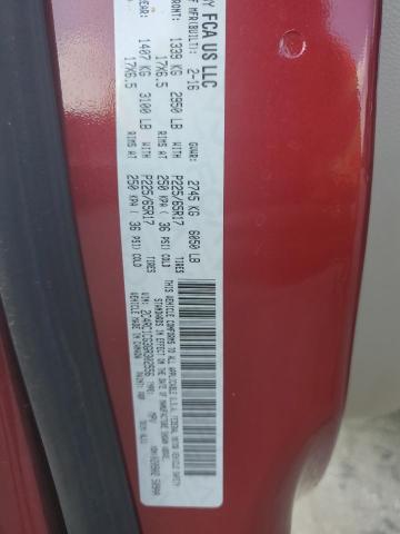 2C4RC1CG3GR302556 - 2016 CHRYSLER TOWN & COU TOURING L MAROON photo 13