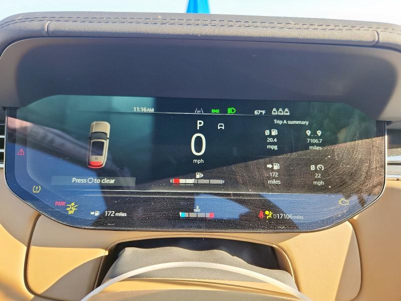 SALKP9E98RA230644 - 2024 LAND ROVER RANGE ROVE SE WHITE photo 9