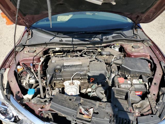 1HGCR2F33GA022760 - 2016 HONDA ACCORD LX BURGUNDY photo 11