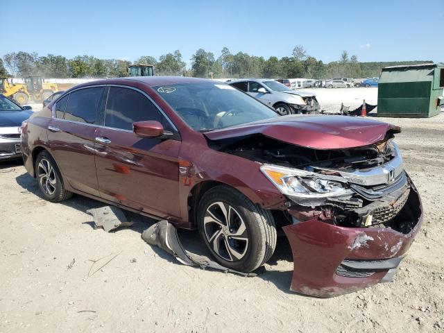 1HGCR2F33GA022760 - 2016 HONDA ACCORD LX BURGUNDY photo 4