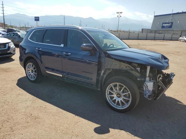 5XYP6DGCXRG412972 - 2024 KIA TELLURIDE S BLUE photo 4