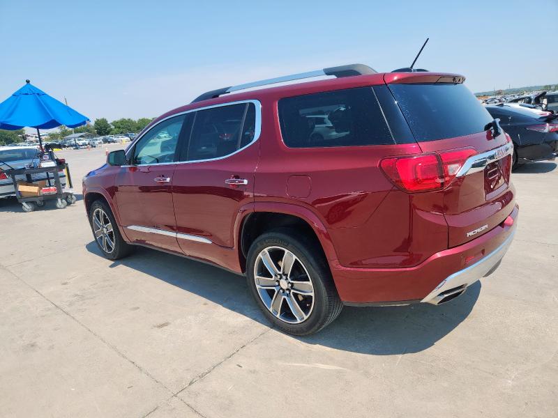 1GKKNPLS5HZ321723 - 2017 GMC ACADIA DENALI BURGUNDY photo 2