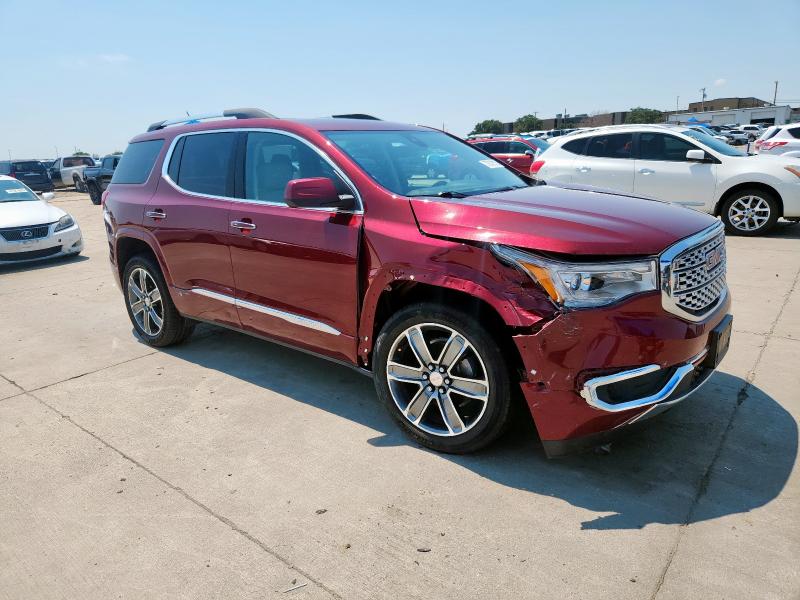 1GKKNPLS5HZ321723 - 2017 GMC ACADIA DENALI BURGUNDY photo 4