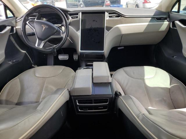 5YJSA1H18EFP40591 - 2014 TESLA MODEL S 蓝色 照片 8