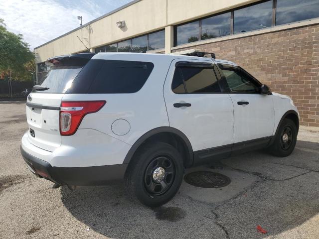 1FM5K8AR9FGB03179 - 2015 FORD EXPLORER POLICE INTERCEPTOR თეთრი ფოტო 3