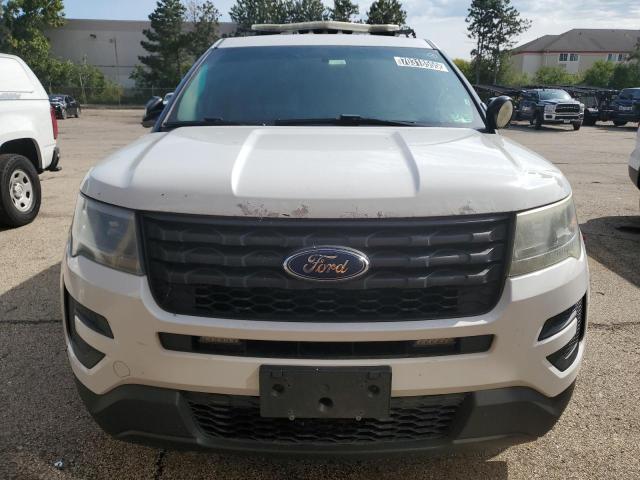 1FM5K8AR0GGB37206 - 2016 FORD EXPLORER POLICE INTERCEPTOR WHITE photo 5