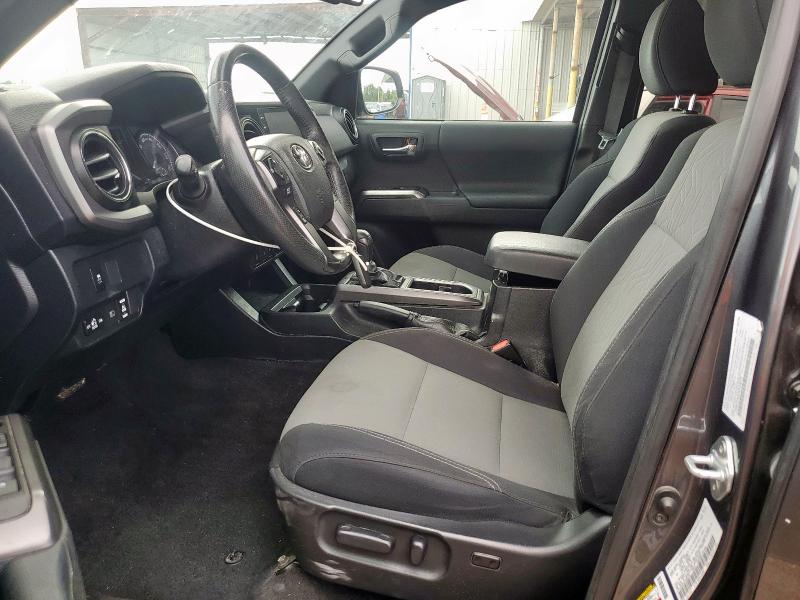 3TYCZ5AN4MT030152 - 2021 TOYOTA TACOMA DOUBLE CAB GRAY photo 7