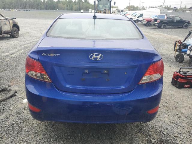 KMHCT4AE4CU246595 - 2012 HYUNDAI ACCENT GLS BLUE photo 6